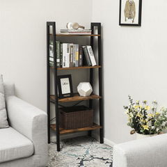 4-Tier Ladder Shelf Bookcase