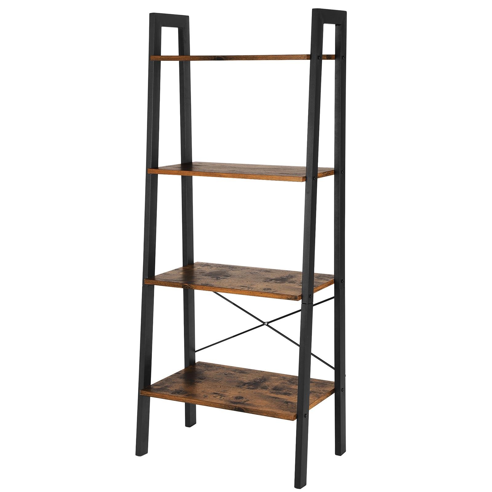 4-Tier Ladder Shelf Bookcase 2