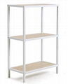 Modern Industrial 3-Tier Storage Shelf