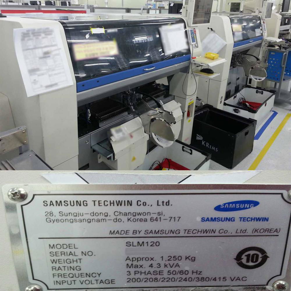 Samsung SLM-120 led chip shooter lens chip mounter for LED assembly line 3