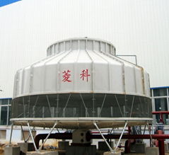 Counter Flow Round Cooling Tower Open Type CTI and ISO Certificates Super 