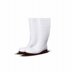 Steel Toe Safety Work Rain Boots PVC