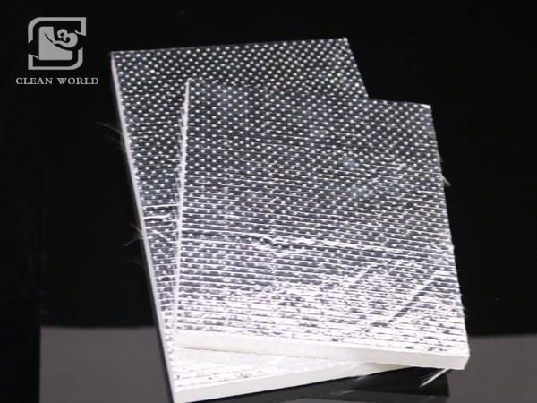 Acoustic Thermal Insulation Melamine Foam Glued Aluminium Foil