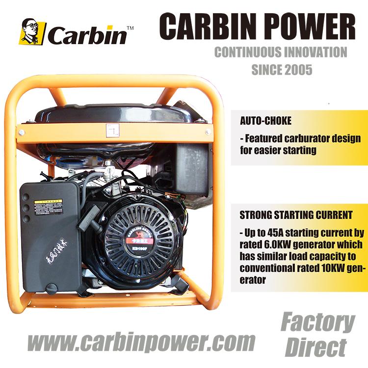 6.0KW SSC Auto-choke Gasoline Generator 3