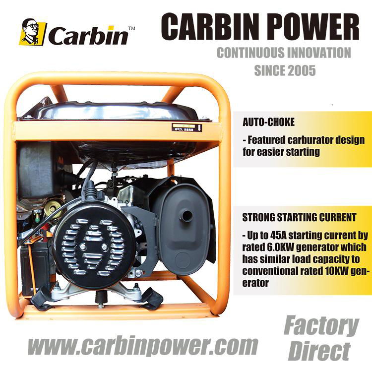 6.0KW SSC Auto-choke Gasoline Generator 5