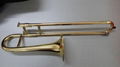 Hot Sale Bb Key Brass Slide Trumpet 4