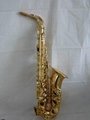 Chinese Manufacturer Eb Key High F Brass Alto Saxophone 2