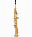 Hot Sale Popular Bb Key Straight Soprano Saxophone