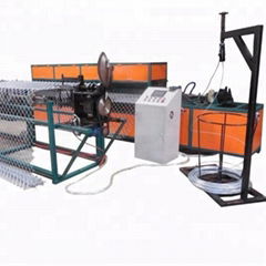 Automatic chain link fence machine with high production capacity