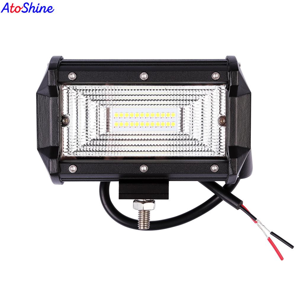 Offroad 5INCH 36W Flood LED Work Light bar for jeep truck 