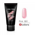 Hot Sale Builder Gel Nail 30g Extension Crystal Poly Gel 3