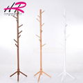 Simple and creative tree style solid wood coat and hat stand floor clothes stand