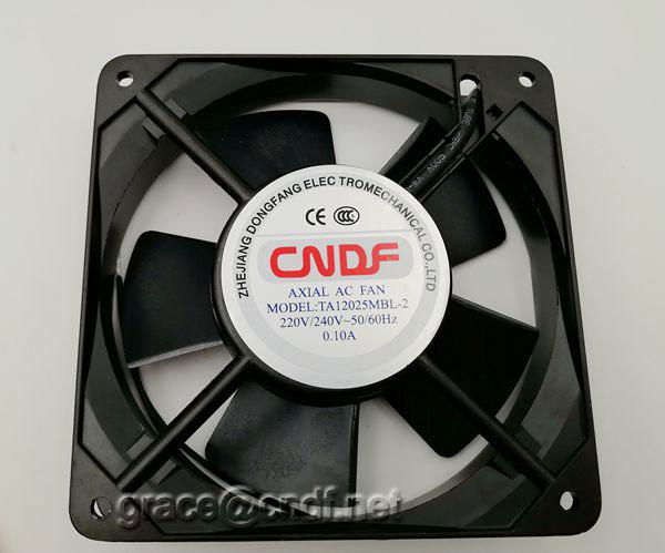 made in zhejiang liushi factory ac axial flow fan 120x120x25mm 110VAC 120VAC  2