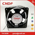 with CE EMC LVD 2 years warranty ac cooling 120x120x38mm ball bearing TA12038HBL