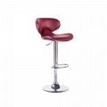 Modern High Bar Chair For Bar Table Tall Bar Stool Chair With Footrest 5