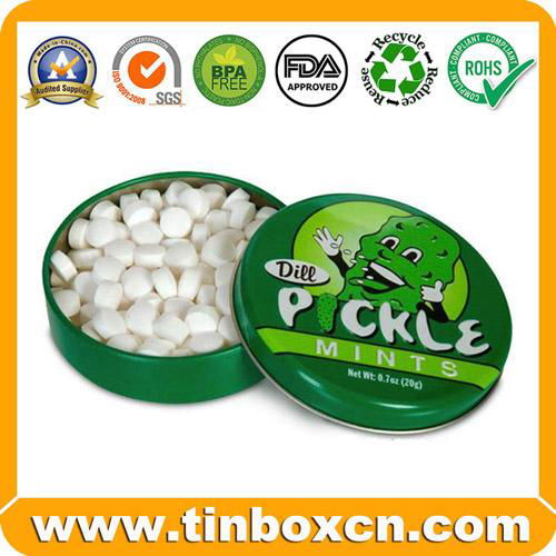 Custom Stylish metal  tin box for candy packing 2