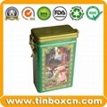Tea Tin Cans Metal Tea Box 5