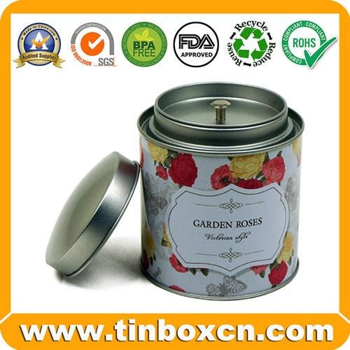 Tea Tin Cans Metal Tea Box 2