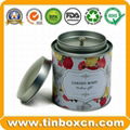 Tea Tin Cans Metal Tea Box 2