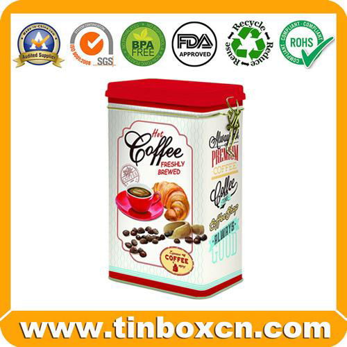 Airtight Coffee Tin Box With Food Grade 3