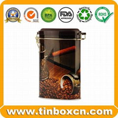 Airtight Coffee Tin Box With Food Grade