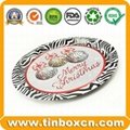  Food Grade Round Metal Tin Tray