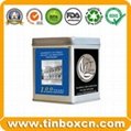 Rectangular Metal Tin Box
