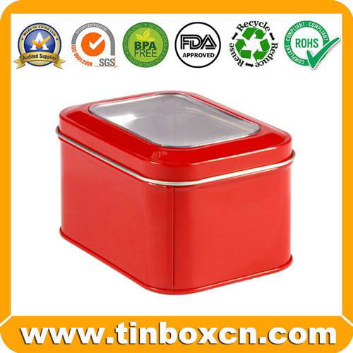 Square tin box food tin container metal tin can for gift 3