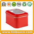 Square tin box food tin container metal tin can for gift 3