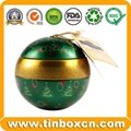 Hot Sale Metal Tin Can Christmas Ball Gift Tin Box For Christmas Gifts
