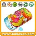Candy packaging sliding mint tin box with inserts
