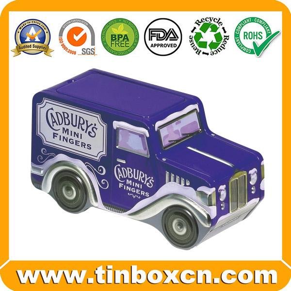 Novel truck shape car tin box 2