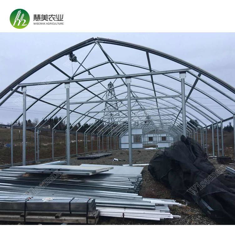 3 Layer breathable shading curtain film covering whole blackout greenhouse 4