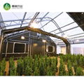 Cheap Medical growing light deprivation greenhouse with blackout system 3