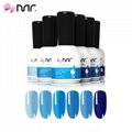 Factory long lasting blue sky color nail polish soak off smoothly thick uv gel 1