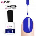 Factory long lasting blue sky color nail polish soak off smoothly thick uv gel 2