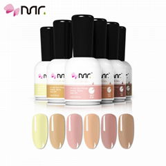 Fashion beauty nude pink wholesale led lamp nails gel polish oem