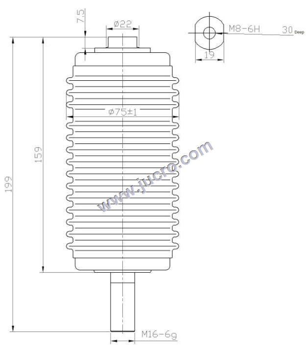 HCJ3 12KV 630A vacuum interrupter for vacuum contactor 3