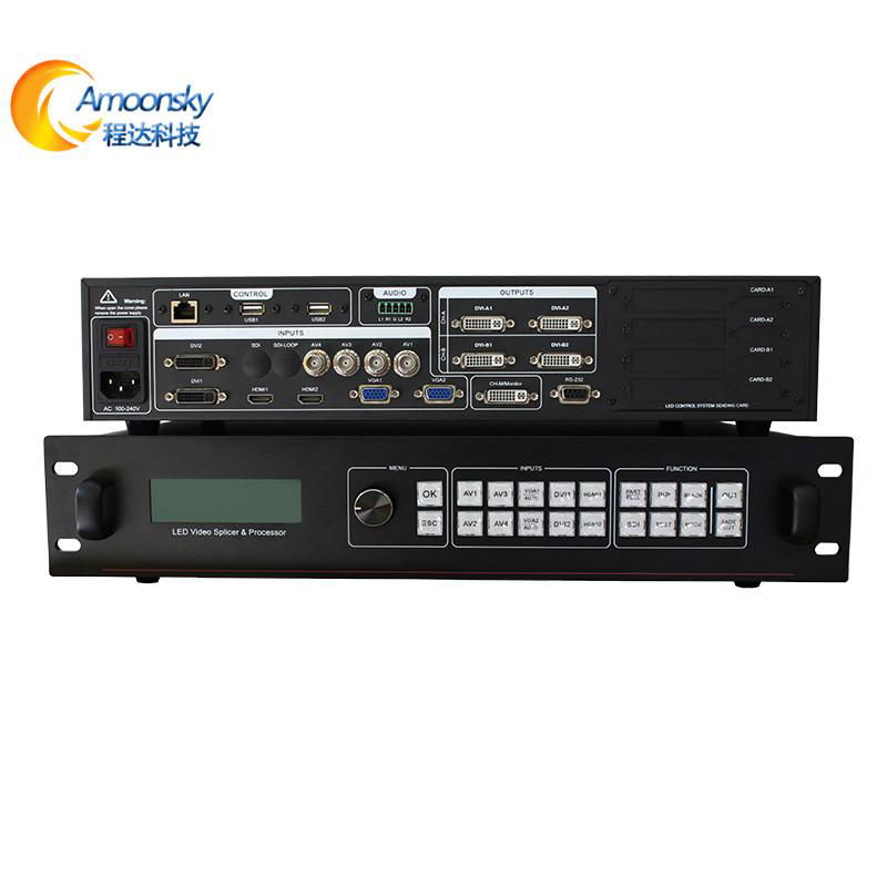 video wall seamless switcher ams-sc358 for p8 led display video wall screen