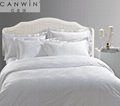hotel jacquard linen hotel bedding set