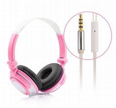 Songming brand OME and ODM factory glod phone pink P01-MIC