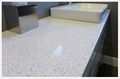 Kimria quartz  special promotion white sparkle quartz slab 1