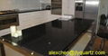 Kimria quartz  2018 new arrival jet black countertops