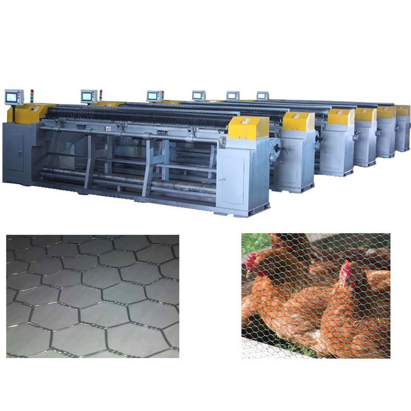 Reverse Twist Hexagonal Wire Netting Machine