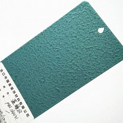 Blue color with texture powder coating 