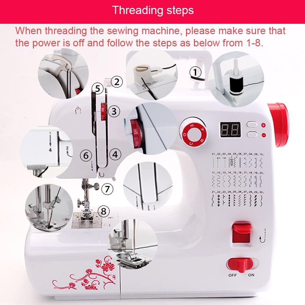 Factory Price High Speed Easy Stitch T Shirt Sewing Machine Table Stand FHSM-702 2