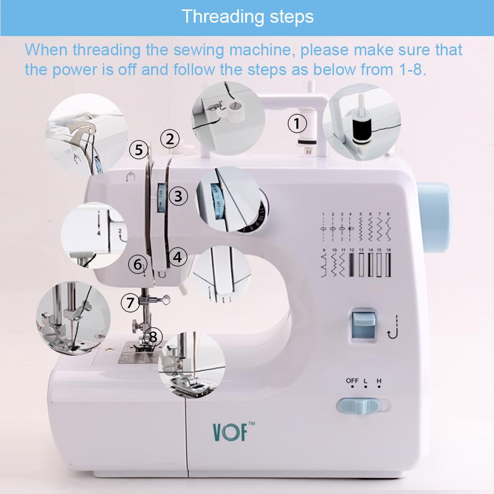 FHSM 700 Household Lockstitch Hand Stitching Overlock Mini Sewing Machine Portab