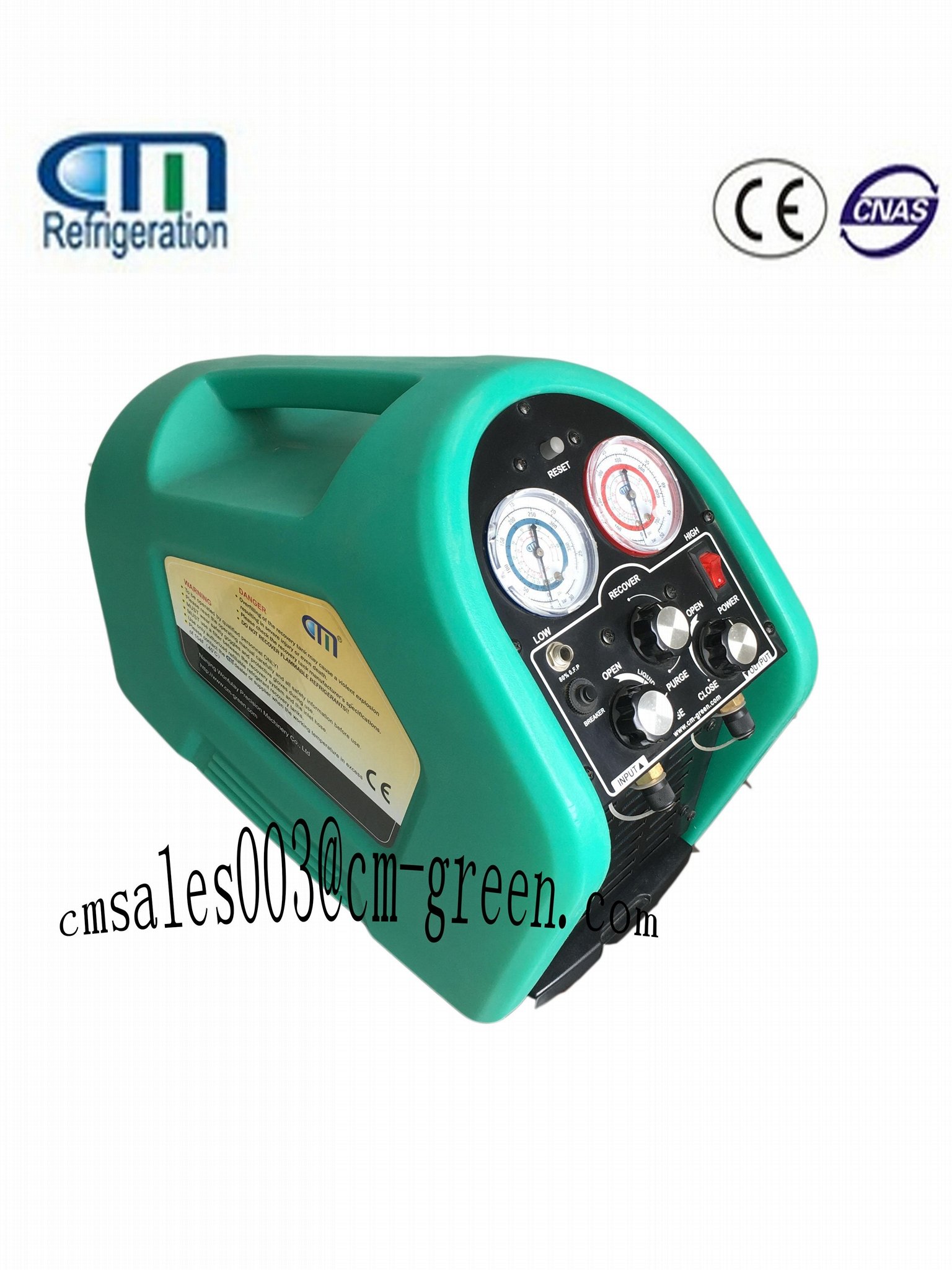 CM3000A Portable residential A/C refrigerant recharge unit reclaim unit R134A R4