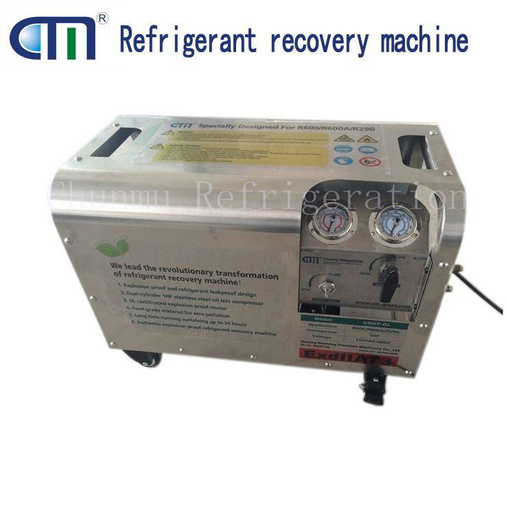 R600a refrigerant recovery pump oil less gas recovery machine CMEP-OL