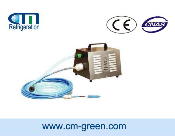 Heat exchange tube cleaner with nylon brush CM-II/III